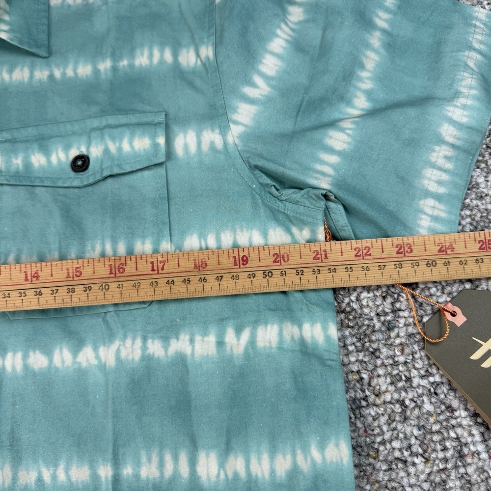 Howler Bros Shirt Mens Small San Gabriel Hazy Horizon Seaspray Short Sleeve Blue - Picture 6 of 13